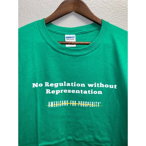 Vintage Americans For Prosperity Shirt No Regulation Without Representation XL - Picture 2 of 8